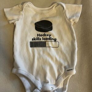 Gerber White Hockey Skills Loading Bodysuit
